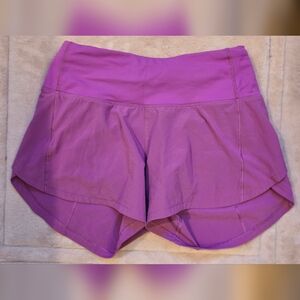lululemon Speed Up Pinkish Purple Low Rise Never Worn